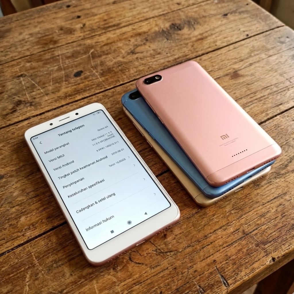 Hp Redmi 6a ram 2gb 3gb internal 16gb 32gb Second Original