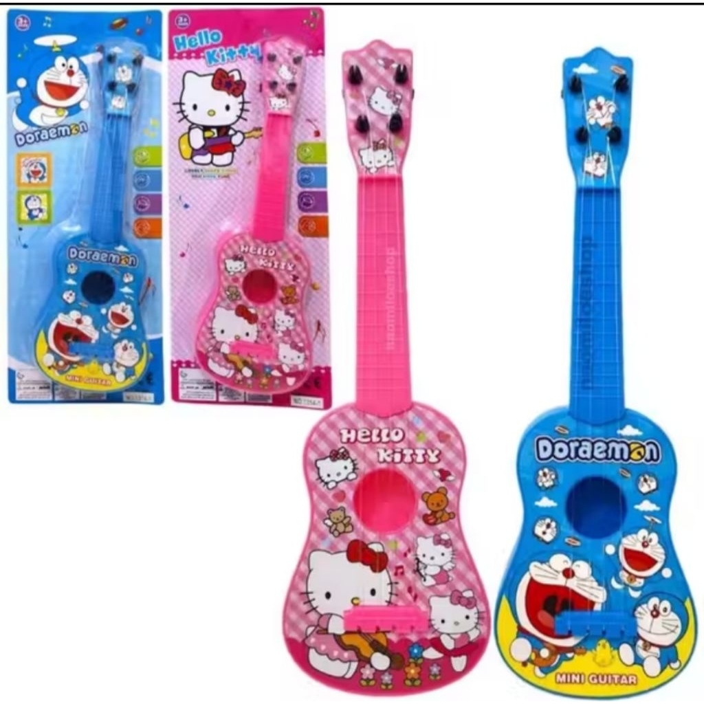 Gudang Mainan Mks / Mainan Anak Cewek Gitar Bunyi Alat Musik Gitar 333-017