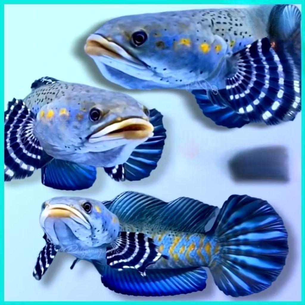 Channa Blue Pulchra 7-8 Cm Garansi full 100%