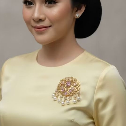 BROS MUTIARA ASLI AIR TAWAR BERSERTIFIKAT, ASLI LOMBOK, BROSS JILBAB, HIJAB, BAJU KEBAYA PENGANTIN, 