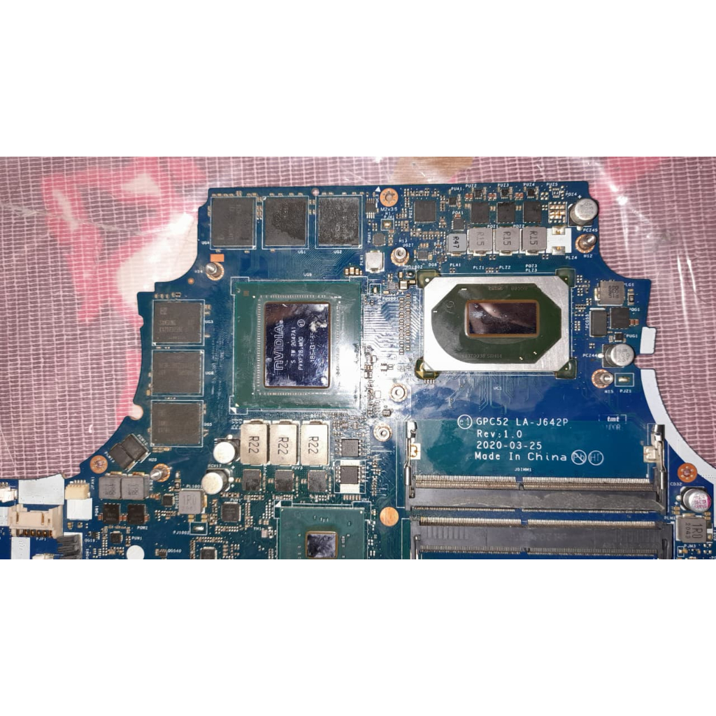 MB HP Gaming Pavilion Matot i5 Gen 10 RTX 2060 6 GB GDDR6