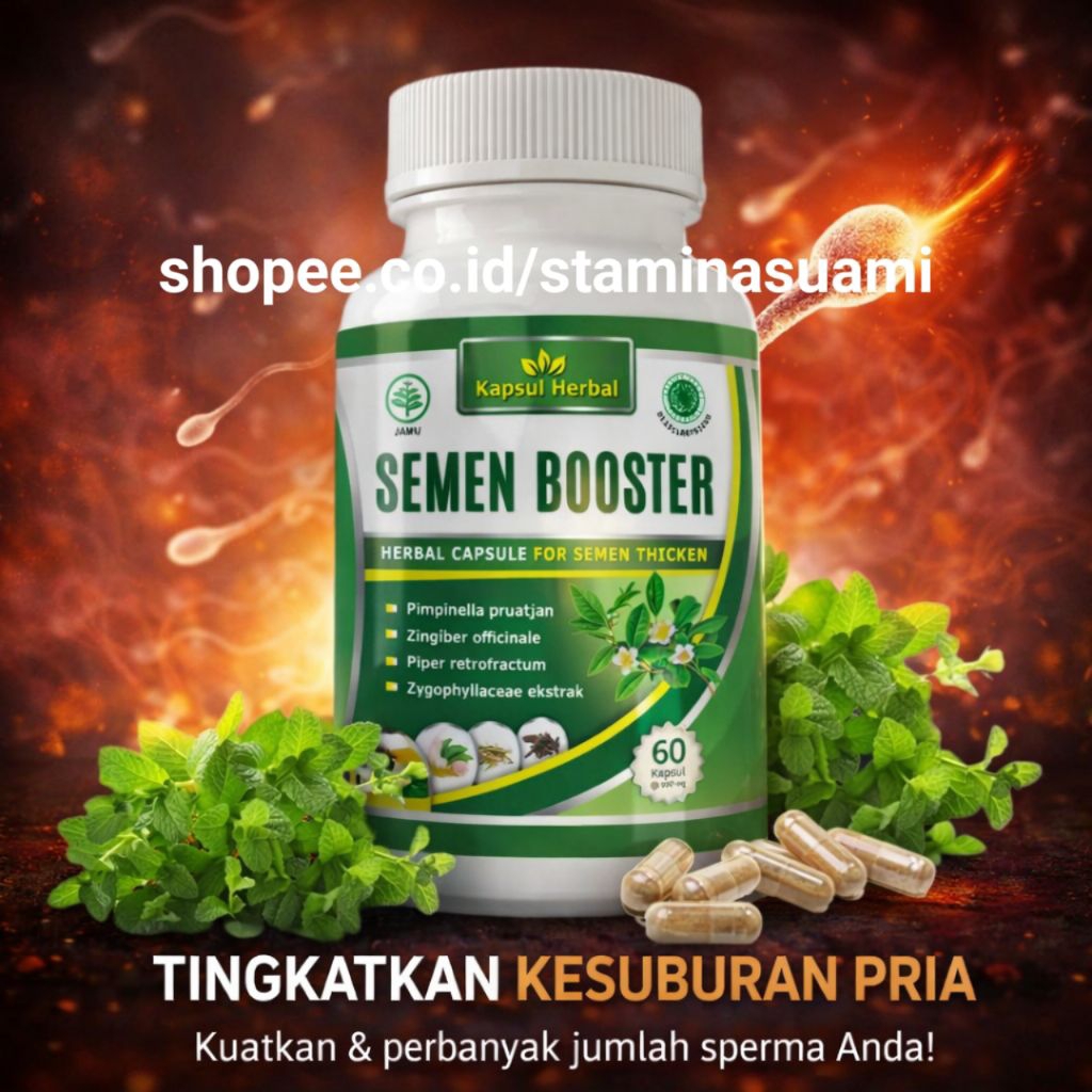 TINGKATKAN KESUBURAN PRIA Semen Booster Ori
