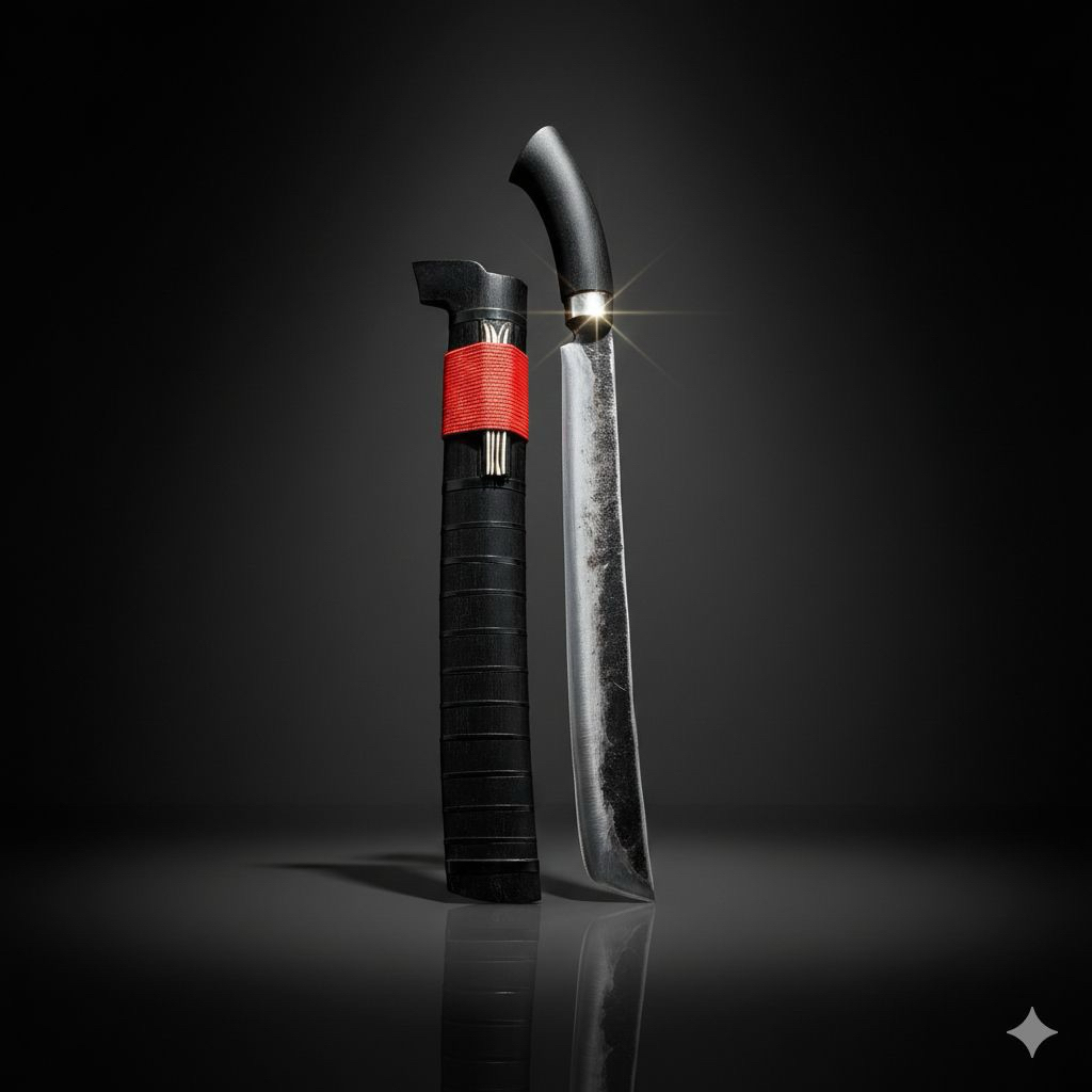 Golok Berkebun Serbaguna 40 cm Baja Per Tajam dan Kuat