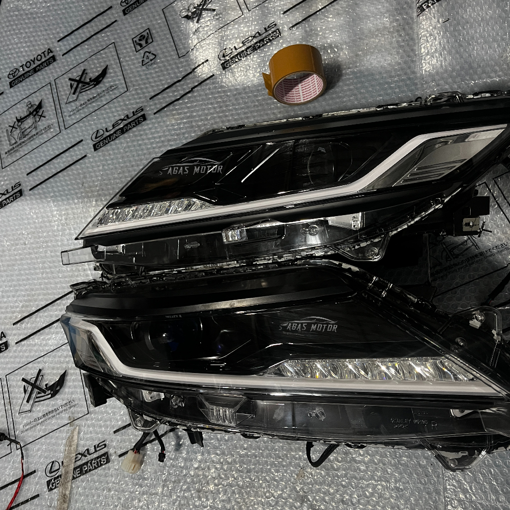 Headlamp lampu depan mitsubshi Pajero sport  2022 2023 2024 2025 2026 custom biled pro7 drl rgb