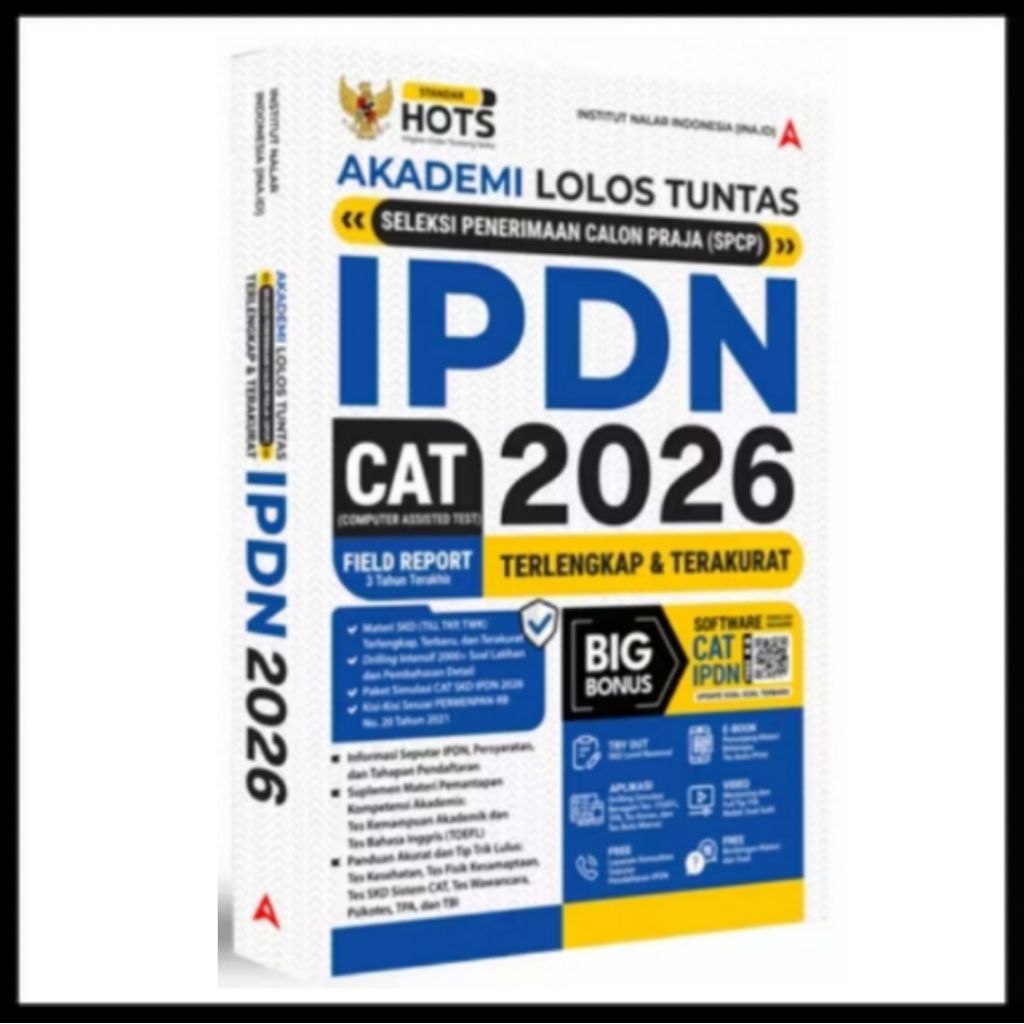 BUKU ACADEMI LOLOS TUNTAS IPDN 2026 TERLENGKAP