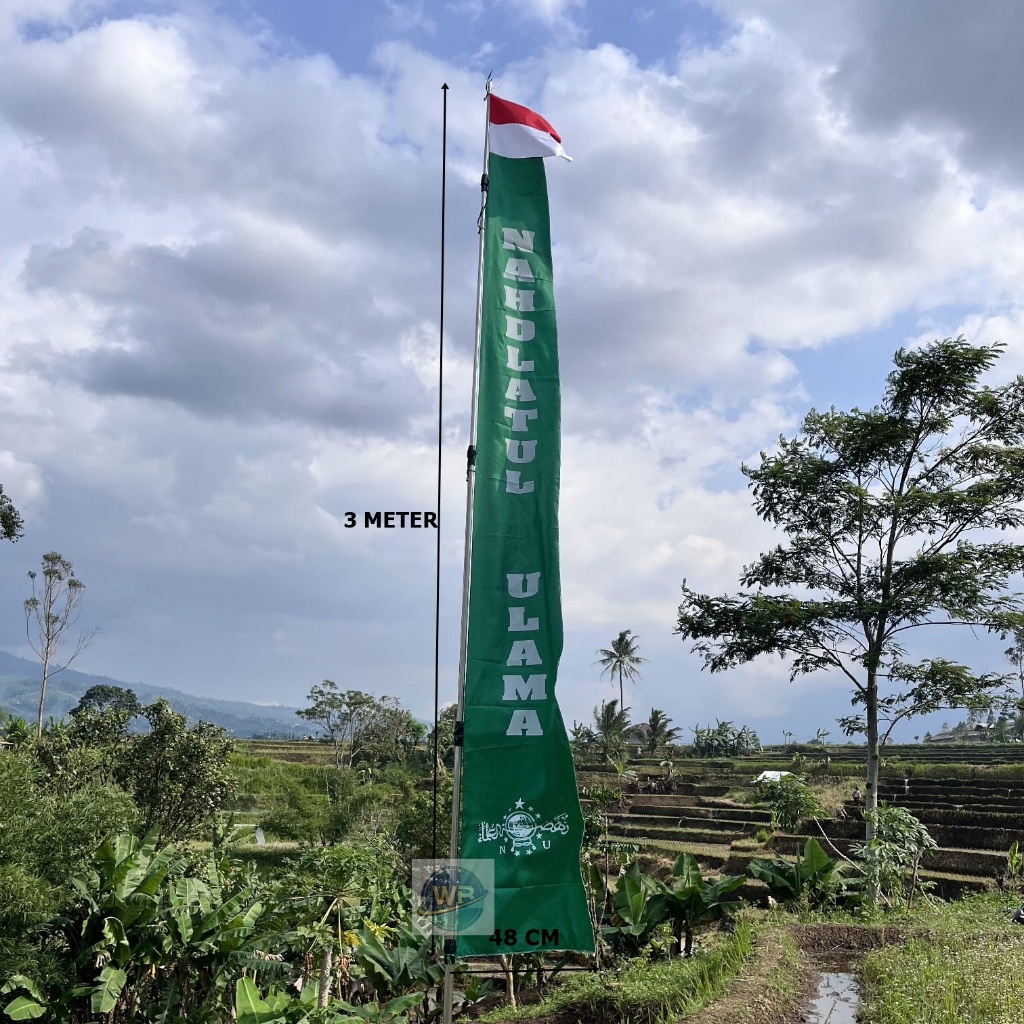 BENDERA UMBUL - UMBUL NU TINGGI 3 METER