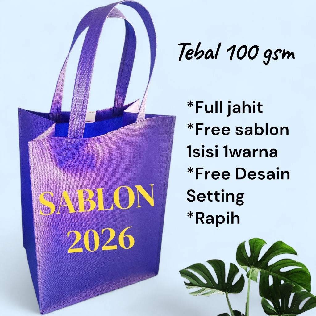 Goodie bag sablon custom,Tas spunbond, Tas spunbond jahit, Goodie bag spunbond custom, goodie bag ja