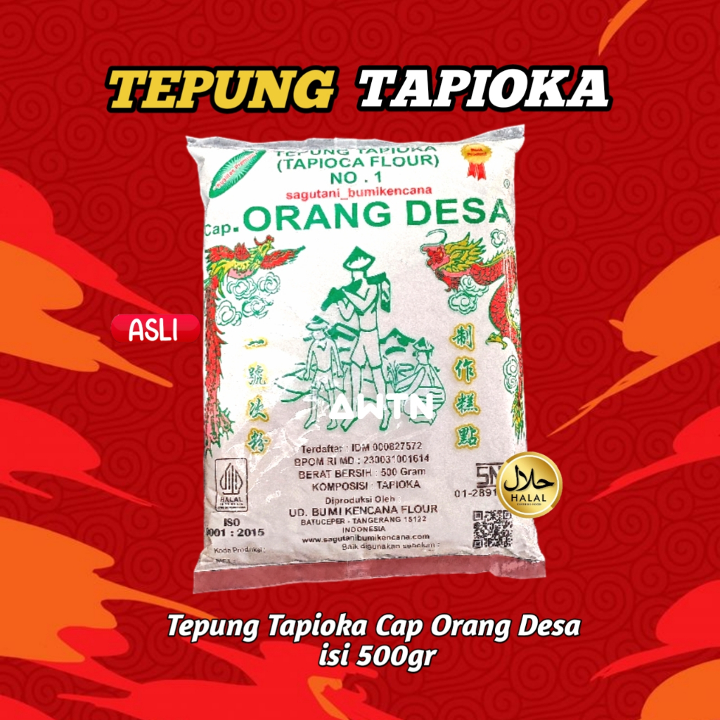 Tepung Tapioka Cap ORANG DESA 500gr