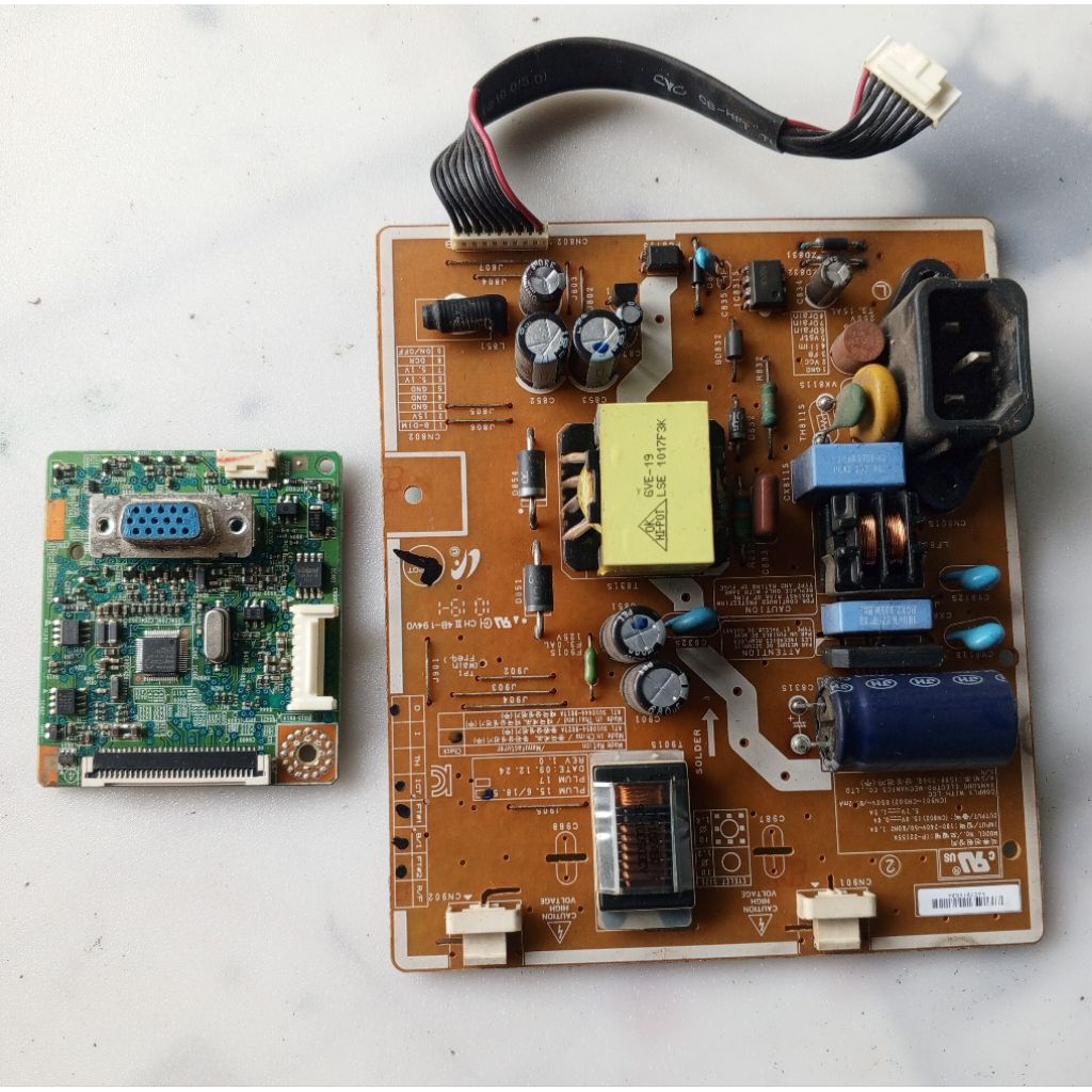 Mainboard dan Power Supply Monitor Samsung B1930N