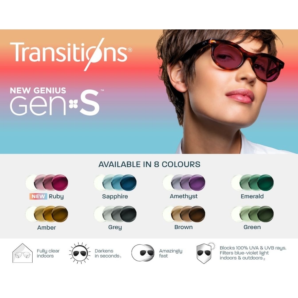 Crizal Rock Essilor Airwear1.59 Spheris - Transition Gen S