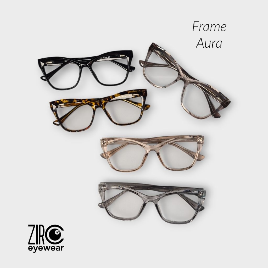 Frame Kacamata Cat Eyes Aura