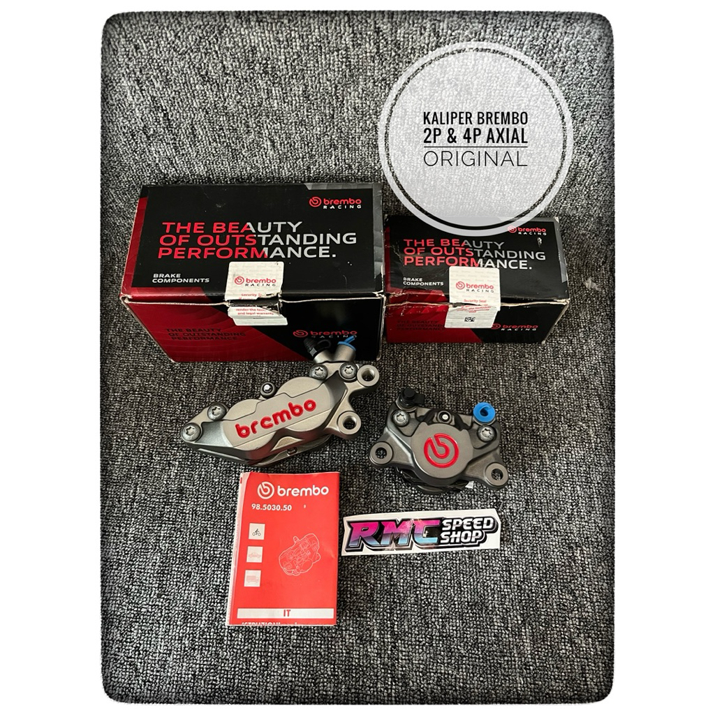 KALIPER BREMBO 2PISTON 4PISTON AXIAL ORIGINAL / Kaliper Brembo 2p 4p bigpot original