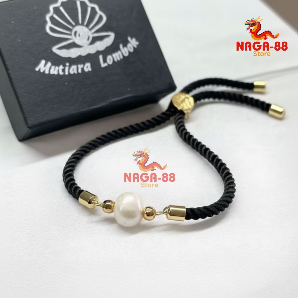 Gelang Mutiara Asli Lombok Air Tawar Asli - Gelang Mutiara - Gelang Serut