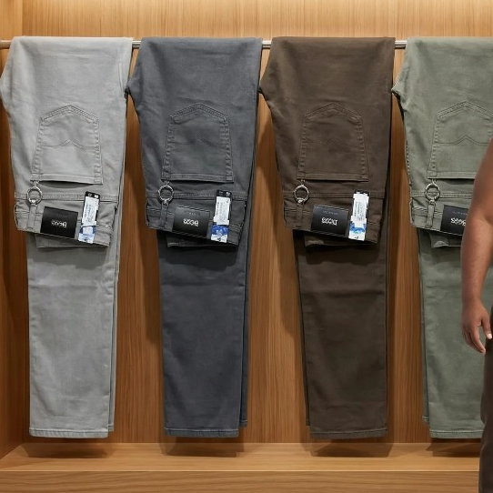 SumberRejekiJeans - BodyBoss - Celana Jeans Panjang Pria Jumbo Size 40 42 44 46 Stretch Reguler Baha