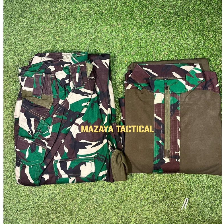 Combat Shirt loreng malvinas Jatah Pembagian Satgas Pamtas Mobile dan Rajawali Tahun 2024
