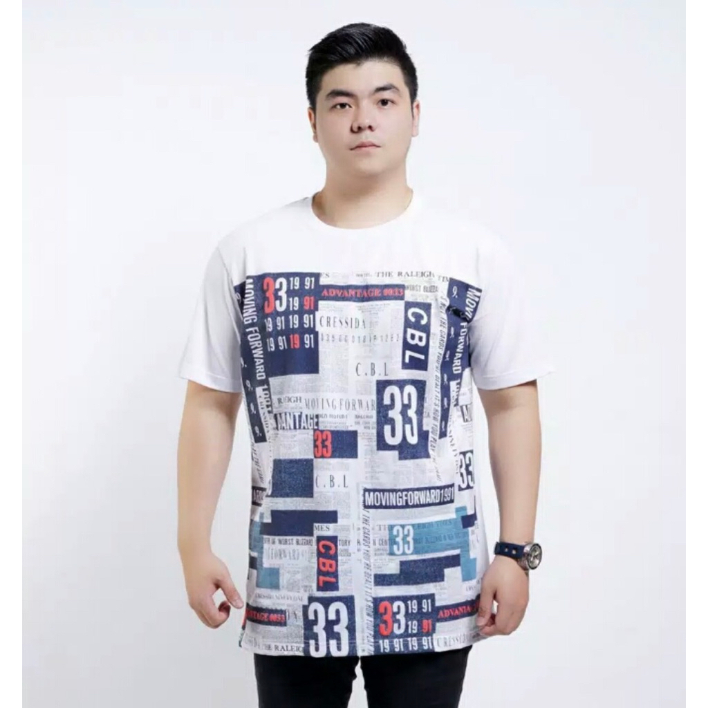 Baju / Kaos Cressida ukuran Jumbo Big Pria | T-shirt | Kaos Cressida Big size Original