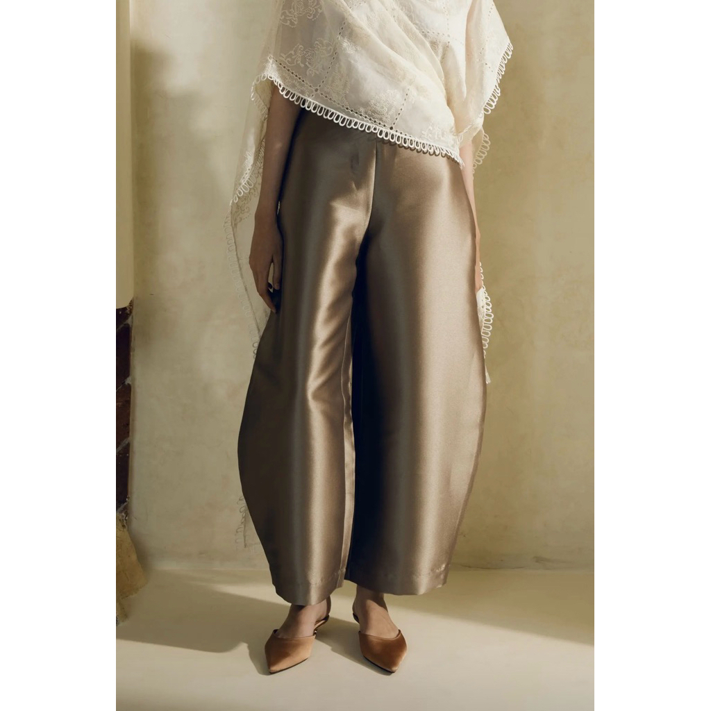 MYVB - CIRO - Balloon-Leg Trousers - Dark Olive - S