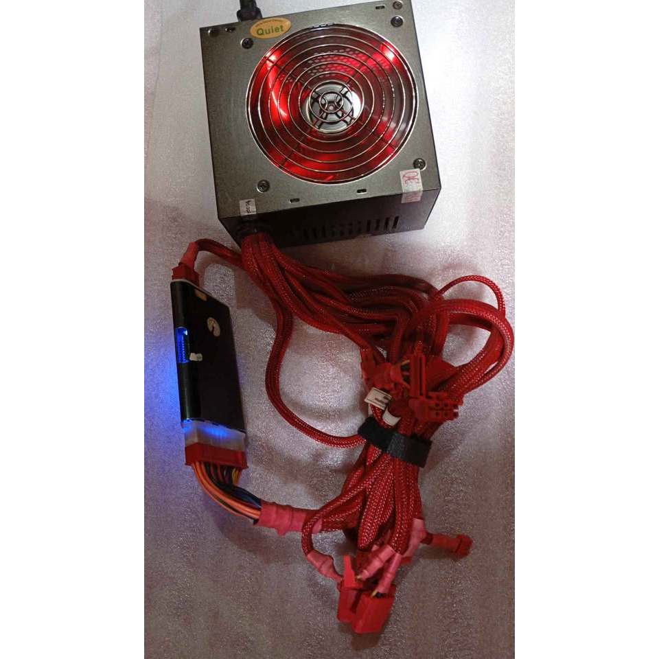 Power supply  650W Untuk PC gaming konektor VGA (1x6pin, 1x8pin)