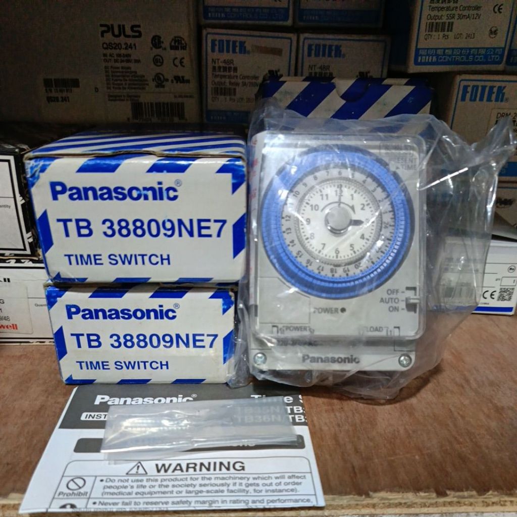 Time Switch Panasonic TB 38809NE7 TB38809NE7 Original