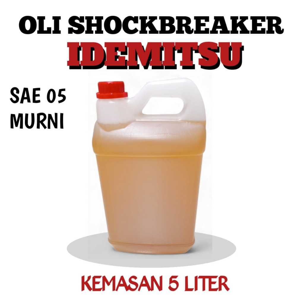 OLI HIDROLIK IDEMITSU SAE/W 10 Murni (Encer) kemasan 5 liter/ OLI IDEMITSU 5 LITER
