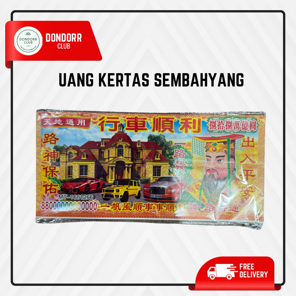 Uang Kertas Sembahyang Leluhur Ceng Beng Imlek Plastikan Impor China