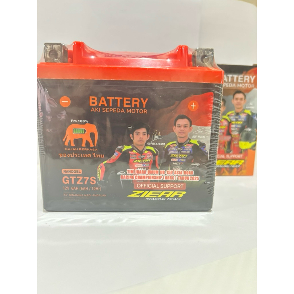 Aki Motor / Accu Kering / Batre GTZ7S Honda Vario / 150 / Suzuki Satria 150 FU