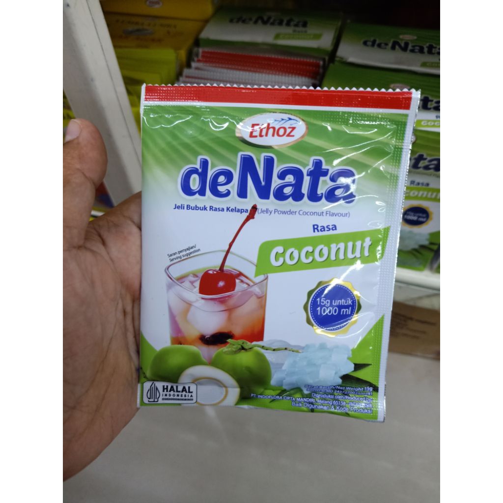 Denata jelly bubuk rasa coconut 15g