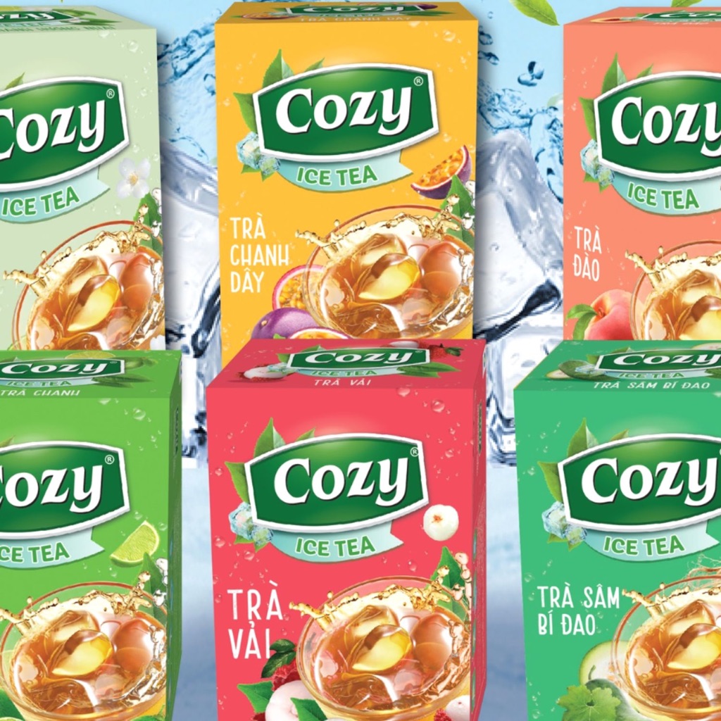 Cozy Teh Bubuk Vietnam Strawberry, Passion Fruit Sachet