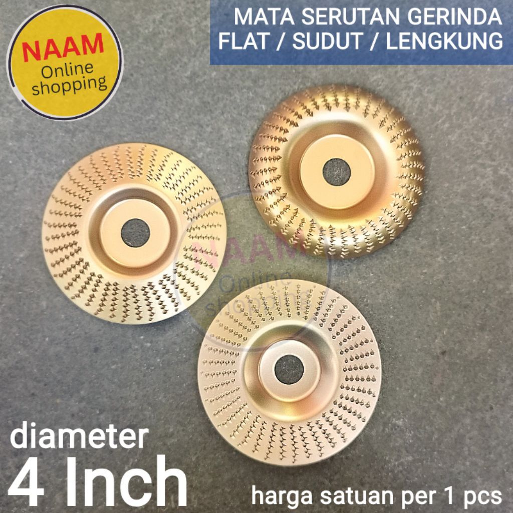 MATA GERINDA SERUT / PARUT - MATA SERUTAN KAYU - PIRINGAN SERUT GRINDA TANGAN