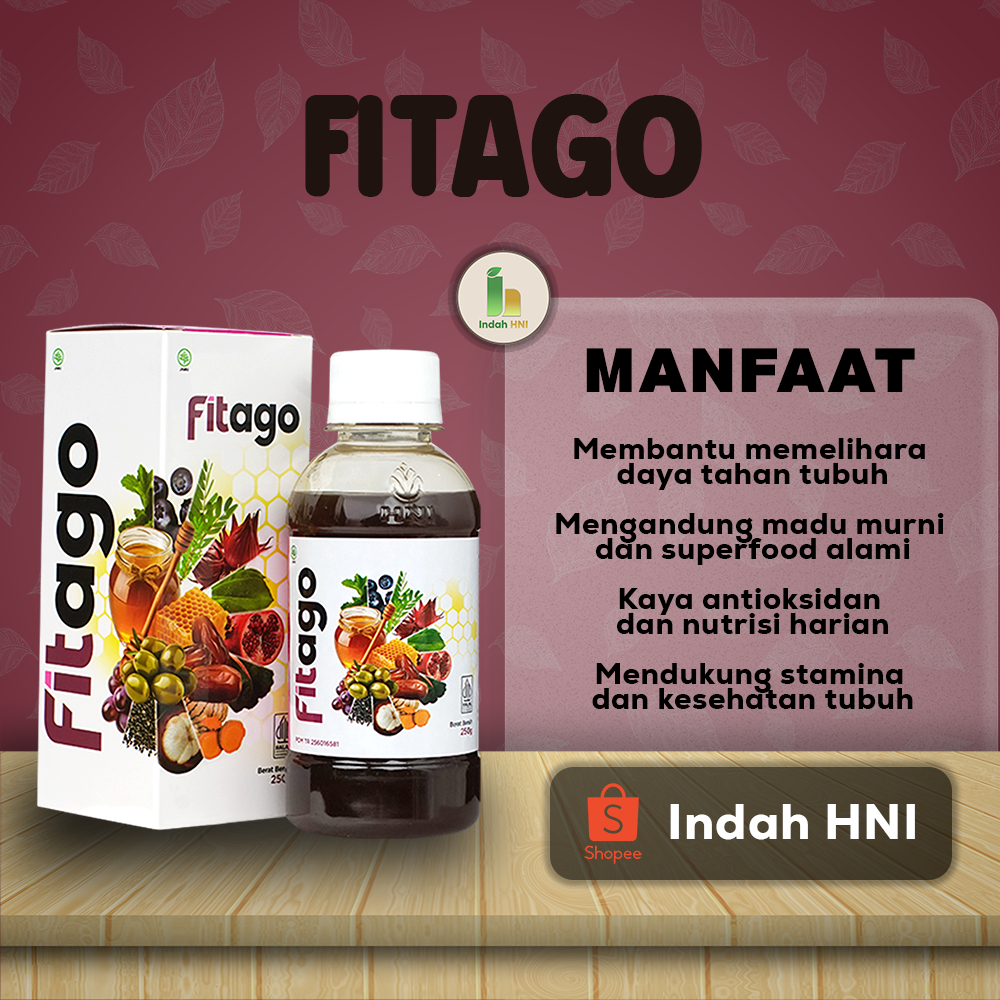 FITAGO HNI HPAI Herbal Madu Plus – Bantu Memelihara Daya Tahan Tubuh dengan Kurma Zaitun Habbatussau