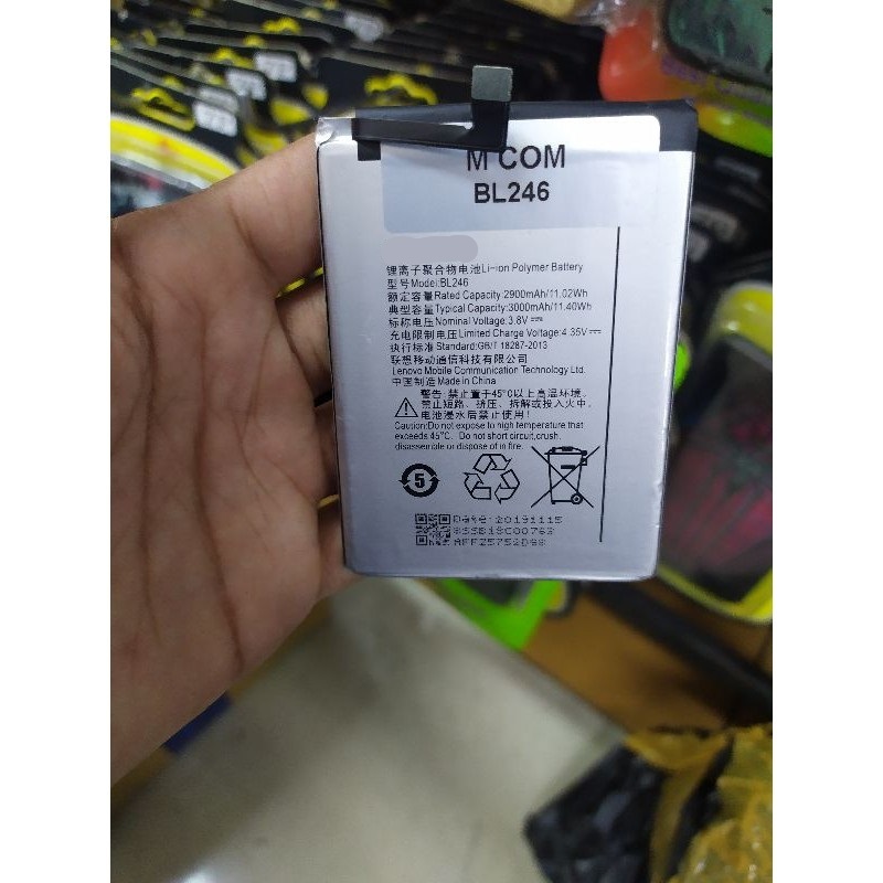Baterai LEN BL246 , BL-246 Vibe Shot Z90 , Z920 , Z90a40