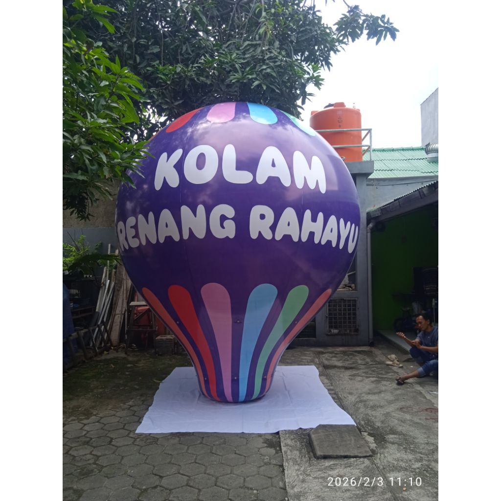 Balon selfie, balon foto wisata ukuran 3 meter