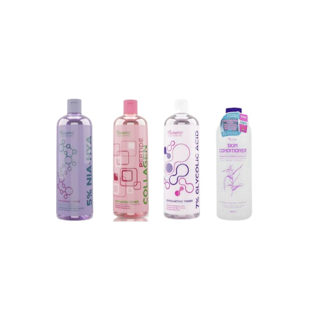 AUTUMN TONER - SERIES LENGKAP // JSELECTIV X JHON KOSMETIK // Pembersih Penyegar Hatomugi AUTUMN - O