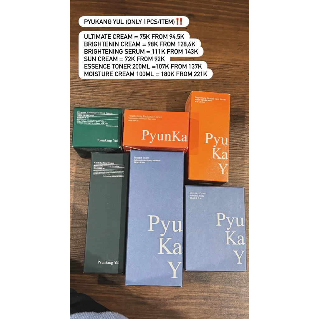 Pyukang Yul New Segel (harga udah tertera di gambar)