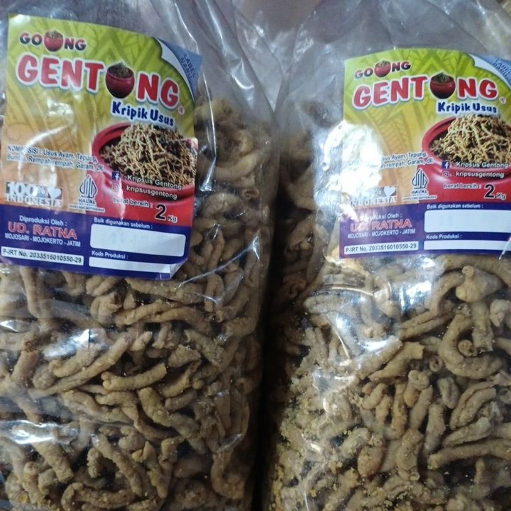 KRIPIK USUS cap GENTONG 1000gr