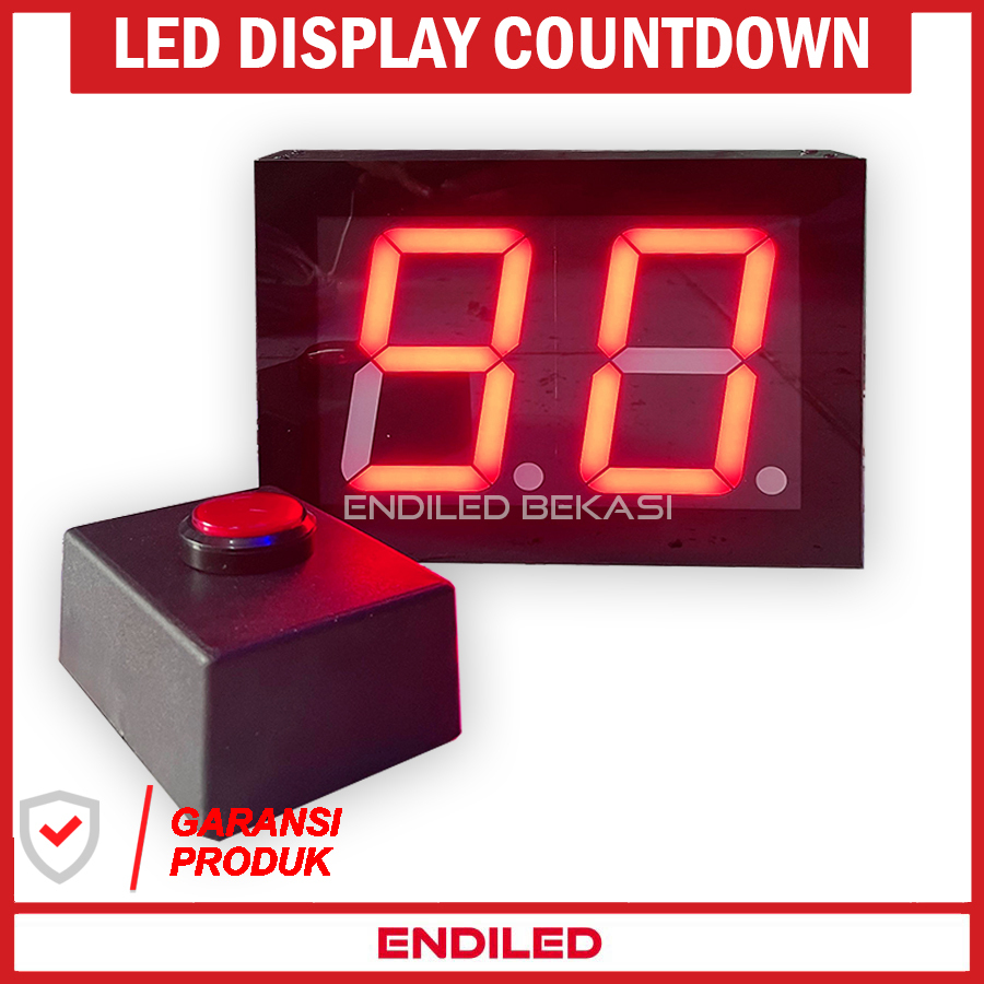 LED DISPLAY COUNTDOWN SEVEN SEGMENT 7 SEGMENT,TIMER WAKTU MUNDUR INDOOR