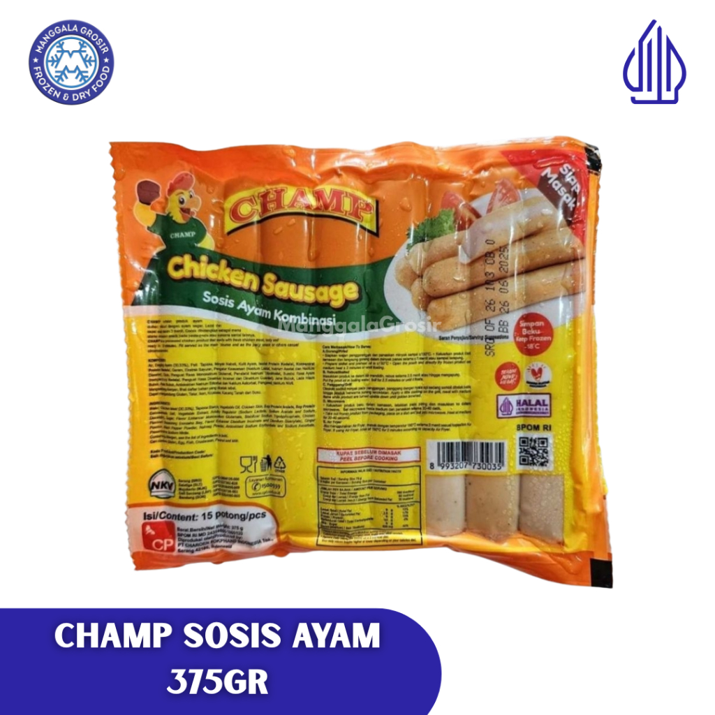 Champ Sosis Ayam | Sosis Ayam Champ 375gr isi 15