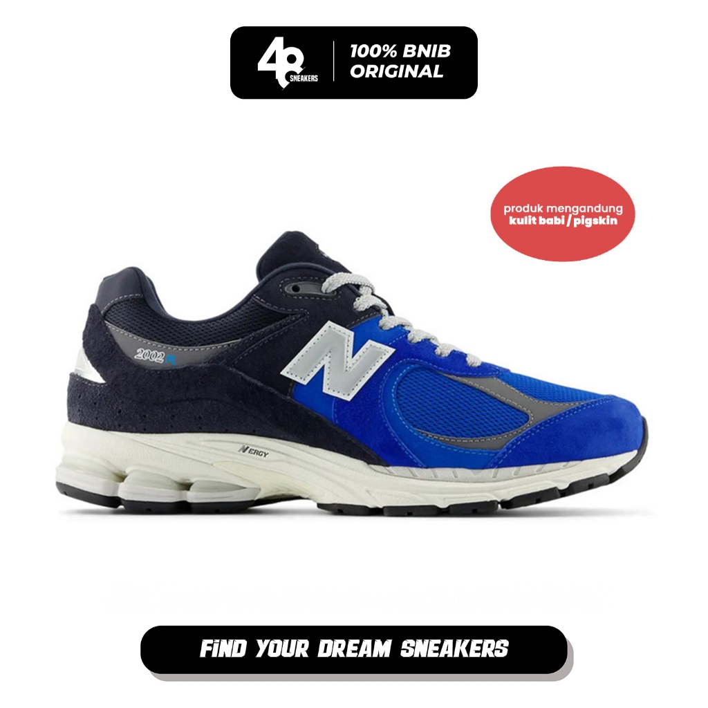 Sepatu Sneakers Pria New Balance 2002R Blue Oasis (M2002RPB) Original