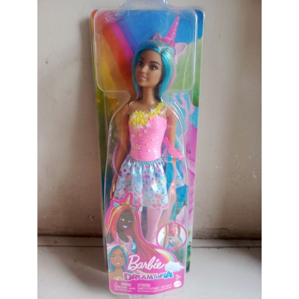 Boneka Barbie Unicorn Rainbow
