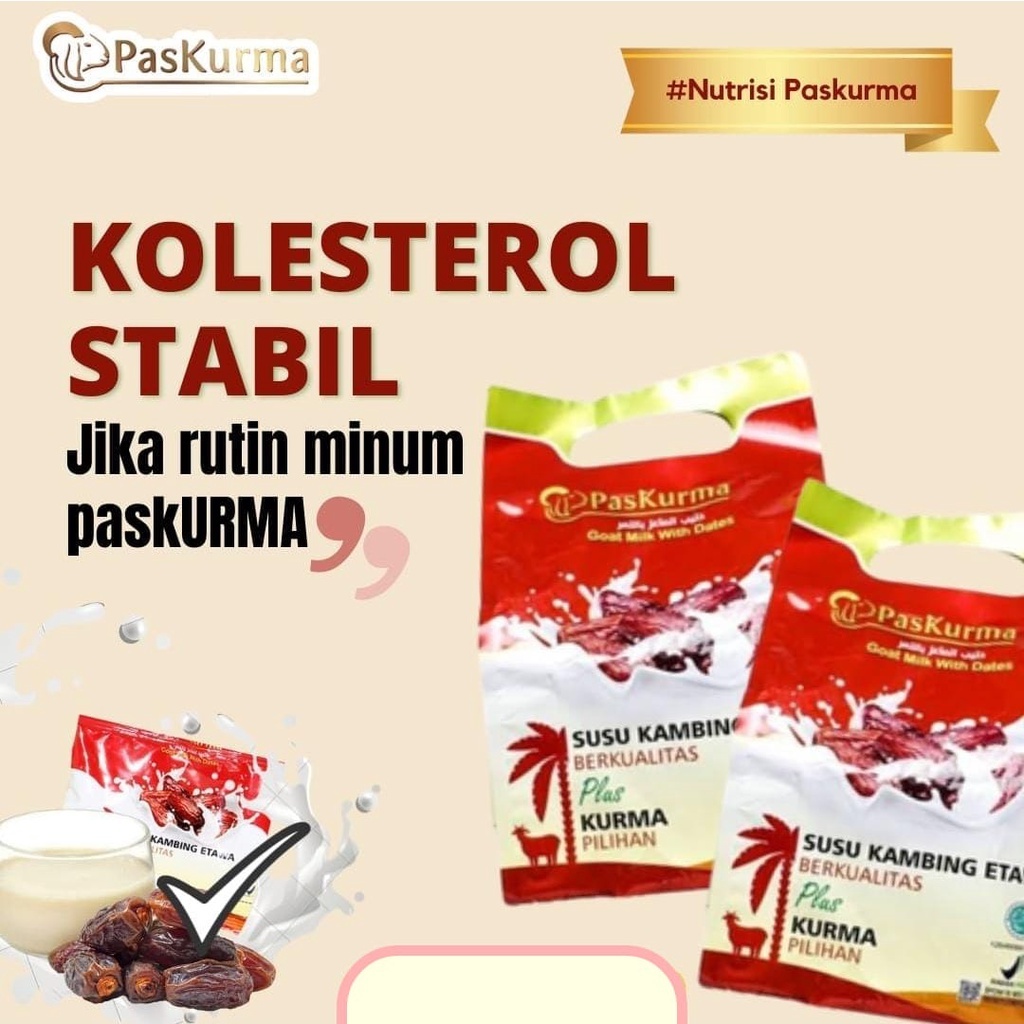 PASKURMA Susu Kambing Etawa Plus Kurma | Susu Kambing Kurma SACHET
