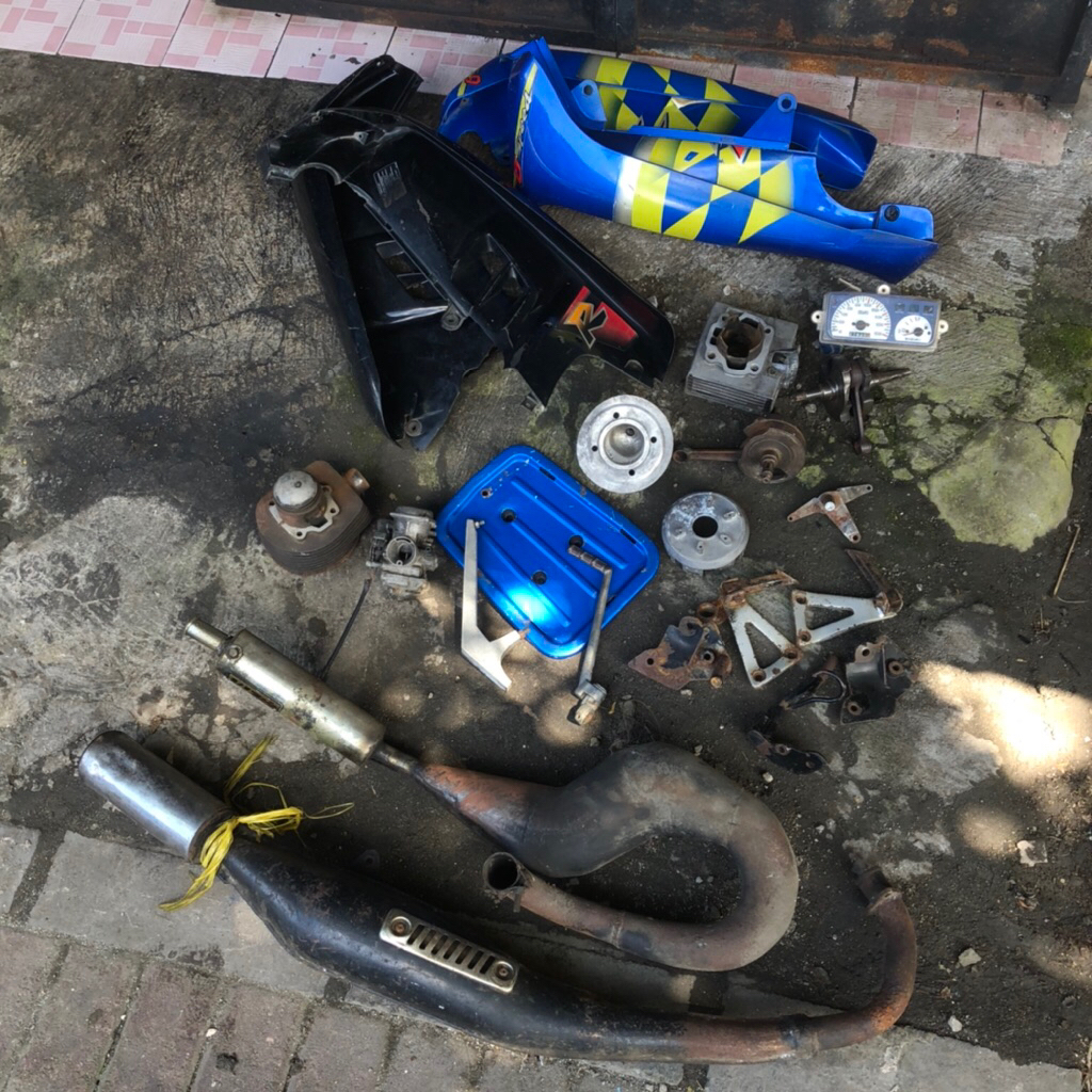 PRINTILAN SPAREPART Motor Bekas Layak Pakai Campur Suzuki Piaggio Vespa