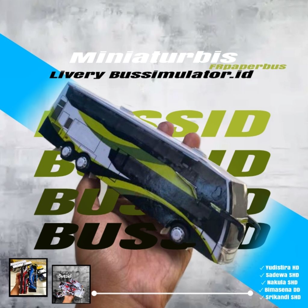 Miniatur Bis || Livery BUSSID || FRpaperbus