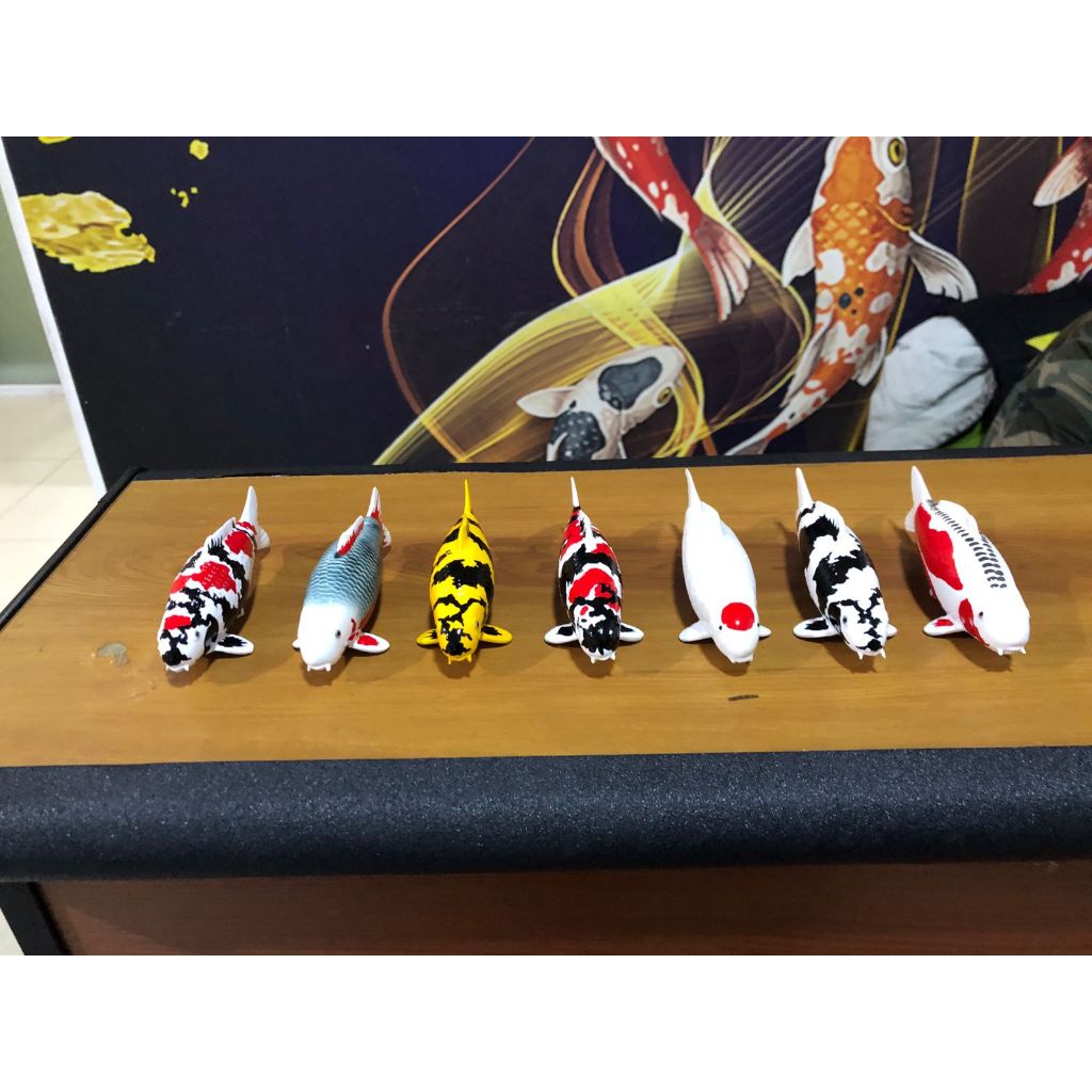 MINIATURE/PATUNG IKAN KOI 10CM