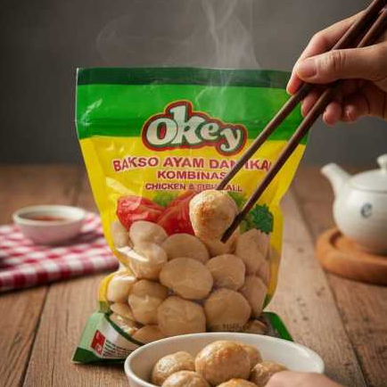 Bakso Ayam dan Ikan Kombinasi Okey 500 gram