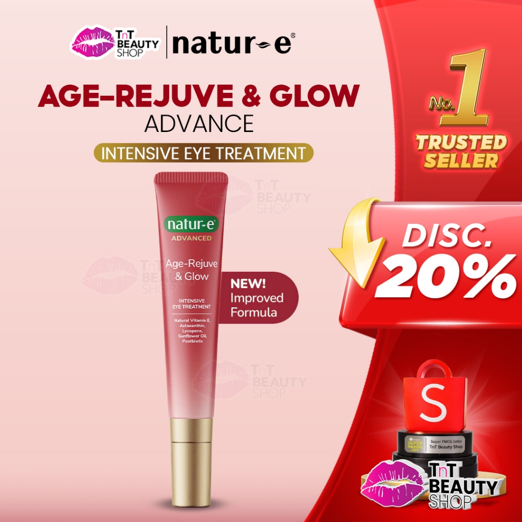 Natur-E Advanced Intensive Eye Treatment 15 ml Astaxanthin dan Cucumber Extract Natur E TnT Beauty