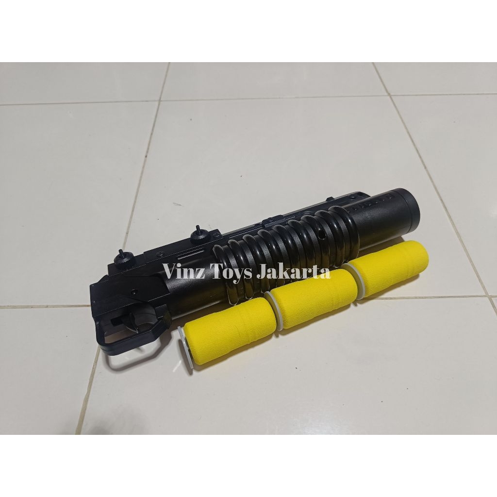 VINZ TOYS JAKARTA/MAINAN LAUNCHER M203 GL FOAM BLASTER MAINAN ANAK ANAK