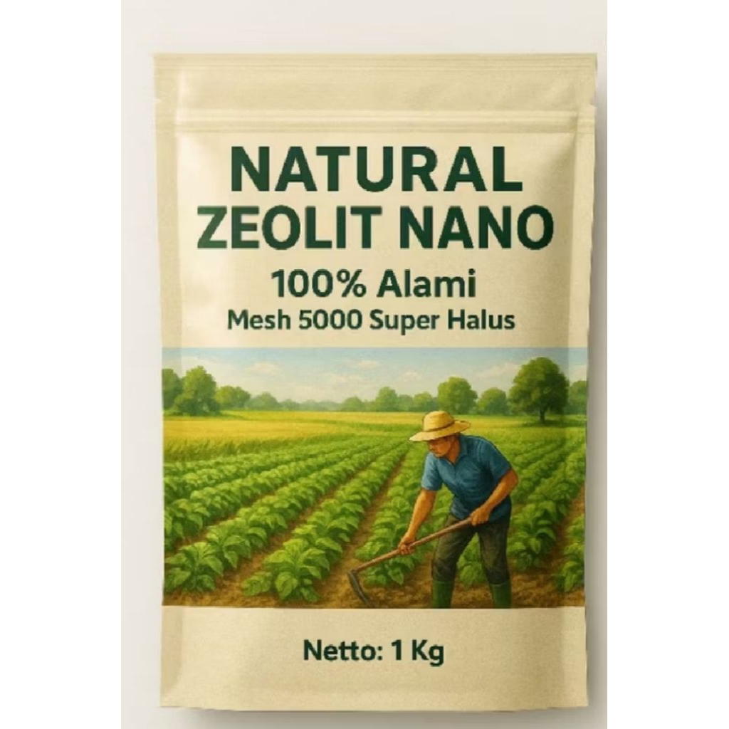 Tepung zeolite media tanam nano spray mesh 5000 asli