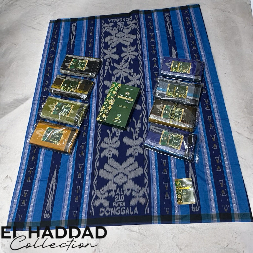 Sarung Donggala Songket Motif Kembang Seroja Asli Bahan Rayon Sutra A1 210 New 100% original