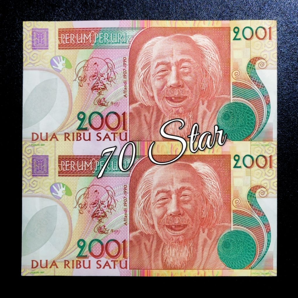 Test Note Affandi Uncut UNC Sambung 2