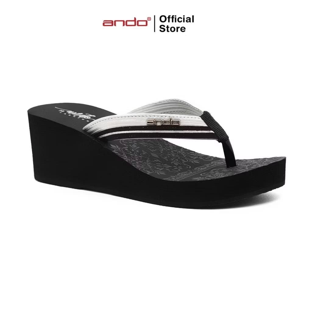 Ando Sandal Jepit Jennie Wanita Dewasa Sandal wedges